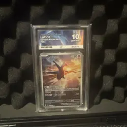 Pokemon Latios TCG Illustration Rare Gem Mint Ace 10 Surging Sparks 203/191 - Image 1