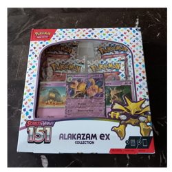 Pokemon Scarlet & Violet 151 Alakazam ex Collection Box 4 Boosters 3 Promos - Image 1