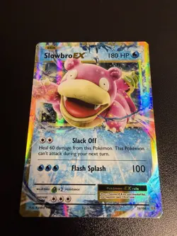 Pokemon TCG Slowbro EX Evolutions 26/108 Holo Ultra Rare LP - Image 1