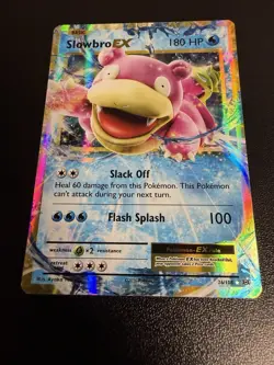 Pokemon TCG Slowbro EX Evolutions 26/108 Holo Ultra Rare LP - Image 4