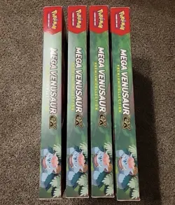 X4 Lot Pokemon TCG Mega Venusaur ex Premium Collection Box Sealed - Image 2
