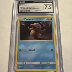 2019 Psyduck #SM199 Detective Pikachu Black Star Promos NM+ PSA 7.5 Pokemon - Image 1