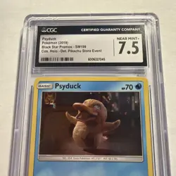 2019 Psyduck #SM199 Detective Pikachu Black Star Promos NM+ PSA 7.5 Pokemon - Image 2