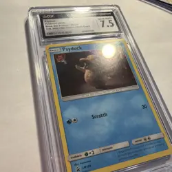 2019 Psyduck #SM199 Detective Pikachu Black Star Promos NM+ PSA 7.5 Pokemon - Image 4