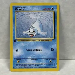 Pokemon FRENCH 1st Edition OTARIA 41/102 Uncommon 1999 NM - Image 1