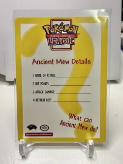 Ancient Mew Card Insert 2000 Pokemon The Movie Promo Card Insert NM - Image 2