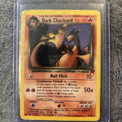 Pokemon Dark Charizard 21/82 Team Rocket With additional Charizard card. - Image 3