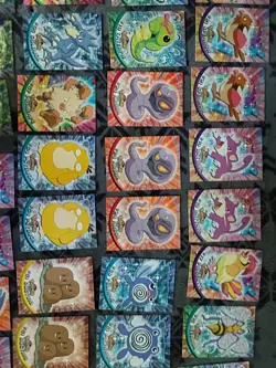 46 Cards 1999 Topps Pokemon the First Movie Lot 46 Blue Black Logo Set - Image 3