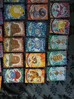 46 Cards 1999 Topps Pokemon the First Movie Lot 46 Blue Black Logo Set - Image 4