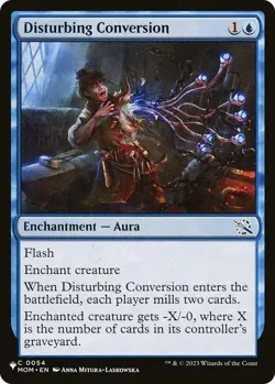 Disturbing Conversion - The List Light Play, English Magic the Gathering MTG The - Image 1