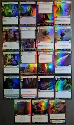 Star Wars Unlimited SET 5 - Legends Of Force - Hyperspace Foil CARDS - Image 1