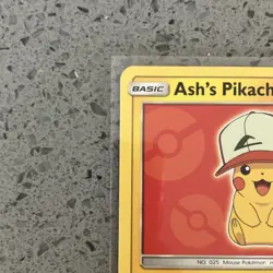 Pokemon Ash's Pikachu SM109 Promo Basic Regular 2017 Card - Image 5