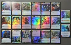 Star Wars Unlimited - SeC - Complete C FOIL SET 20 Cards - Villainy/heroism - Image 1