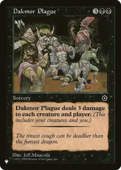 Dakmor Plague - The List Light Play, English Magic the Gathering MTG The List - Image 1