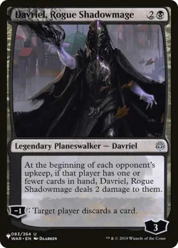 Davriel, Rogue Shadowmage - The List Light Play, English Magic the Gathering MTG - Image 1