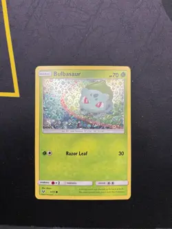 Pokemon 2017 General Mills Bulbasaur Card 1/73 Sequin Holo - Image 1