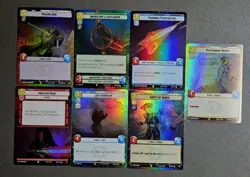 Star Wars Unlimited SET 5 - Legends Of Force - Hyperspace Foil CARDS - Image 1