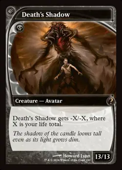 Death's Shadow Light Play, English Magic the Gathering MTG The List - Image 1