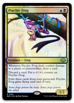 Psychic Frog #199 (Foil) (NM) Modern Horizons 3 MH3 Magic MTG - Image 1