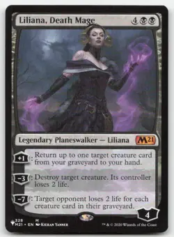 Liliana, Death Mage 328 PLST The List Reprints Magic MTG NM - Image 1