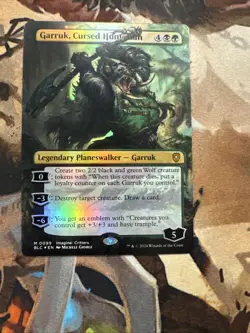 Garruk, Cursed Huntsman 0099 Mythic Foil Bloomburrow Commander MTG Near Mint - Image 1