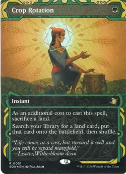 MTG: Secrets of Strixhaven: Mystical Archive: Foil Crop Rotation: LP Condition - Image 1