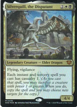 MTG: Secrets of Strixhaven: Foil Silverquill, the Disputant: LP Condition - Image 1