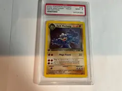 2000 POKEMON ROCKET 1ST EDITION #10 DARK MACHAMP-HOLO PSA 9 - Image 2