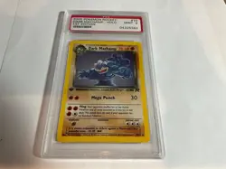 2000 POKEMON ROCKET 1ST EDITION #10 DARK MACHAMP-HOLO PSA 9 - Image 3