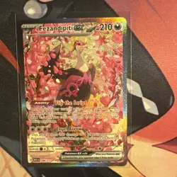 Pokemon TCG Fezandipiti ex 288/217 Special Illustration Rare Ascended Hero’s NM - Image 1