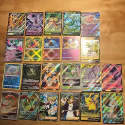 22x Pokemon Cards Bulk Lot Premium Pika Pack Mutiple V , V Star & eX - Image 1