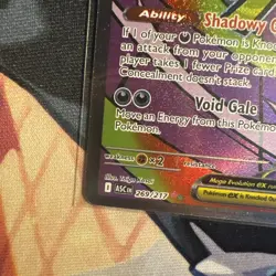 Mega Gengar EX 269/217 Ascended Heroes Full Art Mega Attack Rare Pokemon TCG - Image 5