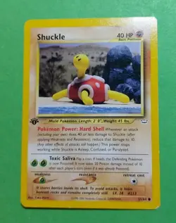 Shuckle 51/64 Neo Revelation Regular Pokemon, 1st Edition, LP - Image 1