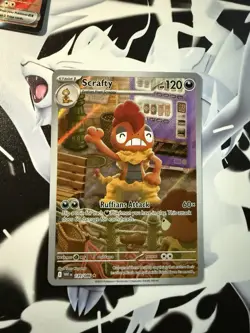 Pokemon TCG White Flare Scrafty 139/086 Full Art - Image 2