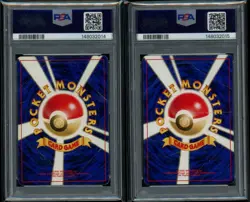 SWIRL PSA 1 Sequential Set Charizard Entei Japanese Neo Reverse Foil Pokemon PR - Image 4