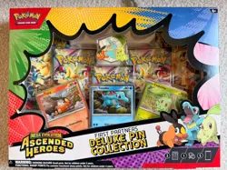 Pokemon Tcg Mega Evolution Ascended Heroes First Partner Deluxe Pin Collection - Image 1