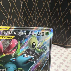 The Pokemon Company Celebi & Venusaur GX SM167 TAG TEAM Promo Holo 270 HP - Image 4