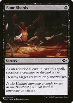 Bone Shards - The List Light Play, English Magic the Gathering MTG The List - Image 1