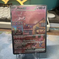Pokemon TCG Mew EX 053 SVP Black Star Promo Full Art Holo - Image 1