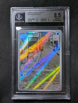 Slowpoke 204/198 SV01: Scarlet & Violet Base Set Holo Pokemon TCG BGS 8.5 - Image 1