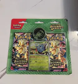 Pokemon TCG Ascended Heroes Erika's Tangela 2-Pack Blister BRAND NEW SEALED - Image 1