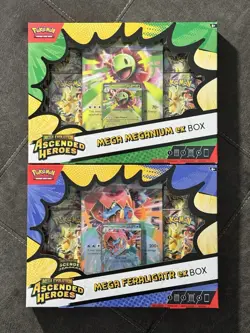 Pokemon TCG: Ascended Heroes - Mega Feraligatr EX and Mega Meganium EX SEALED - Image 1