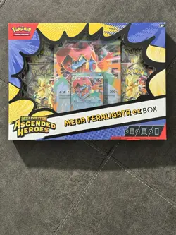 Pokemon TCG: Ascended Heroes - Mega Feraligatr EX and Mega Meganium EX SEALED - Image 5
