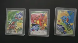 Pokemon TCG First Partner Illustration Collection Series 1 Kanto GEN 1 Starters - Image 1