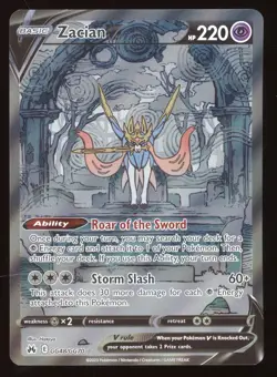 2023 Pokemon SWSH Crown Zenith Zacian V Holo Rare #GG48/GG70 - Image 1