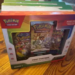 Pokemon TCG First Partner Illustration Collection Series 1 New Sealed X4 - Image 1