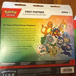 Pokemon TCG First Partner Illustration Collection Series 1 New Sealed X4 - Image 4