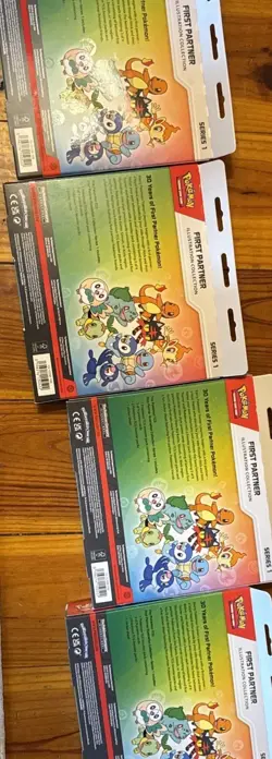 Pokemon TCG First Partner Illustration Collection Series 1 New Sealed X4 - Image 5