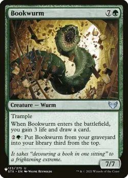 Bookwurm - The List Light Play, English Magic the Gathering MTG The List - Image 1