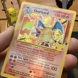 Wizards of the Coast Charizard 4/102 Base Set Holo Rare 120 HP Pokemon TCG 1999 - Image 3